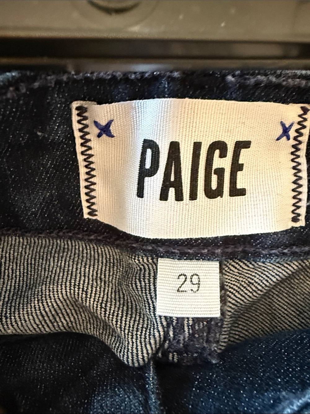 PAIGE Kylie Crop Jeans - Size 29 - Dark Wash Denim - Picture 2 of 9